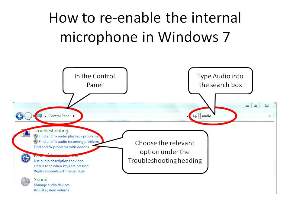 how to use microphone on laptop windows 7 professional